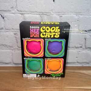Nee Doh Teenie Cool Cats of 4
